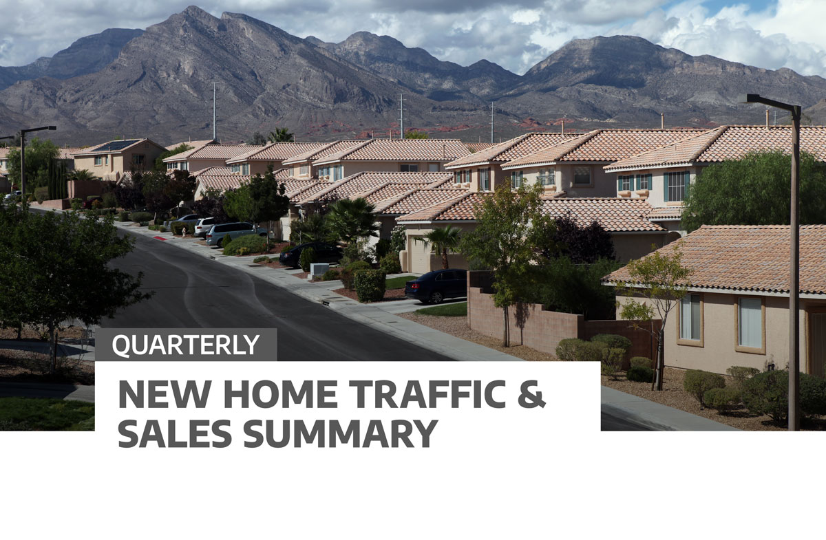 New Home Traffic & Sales Summary